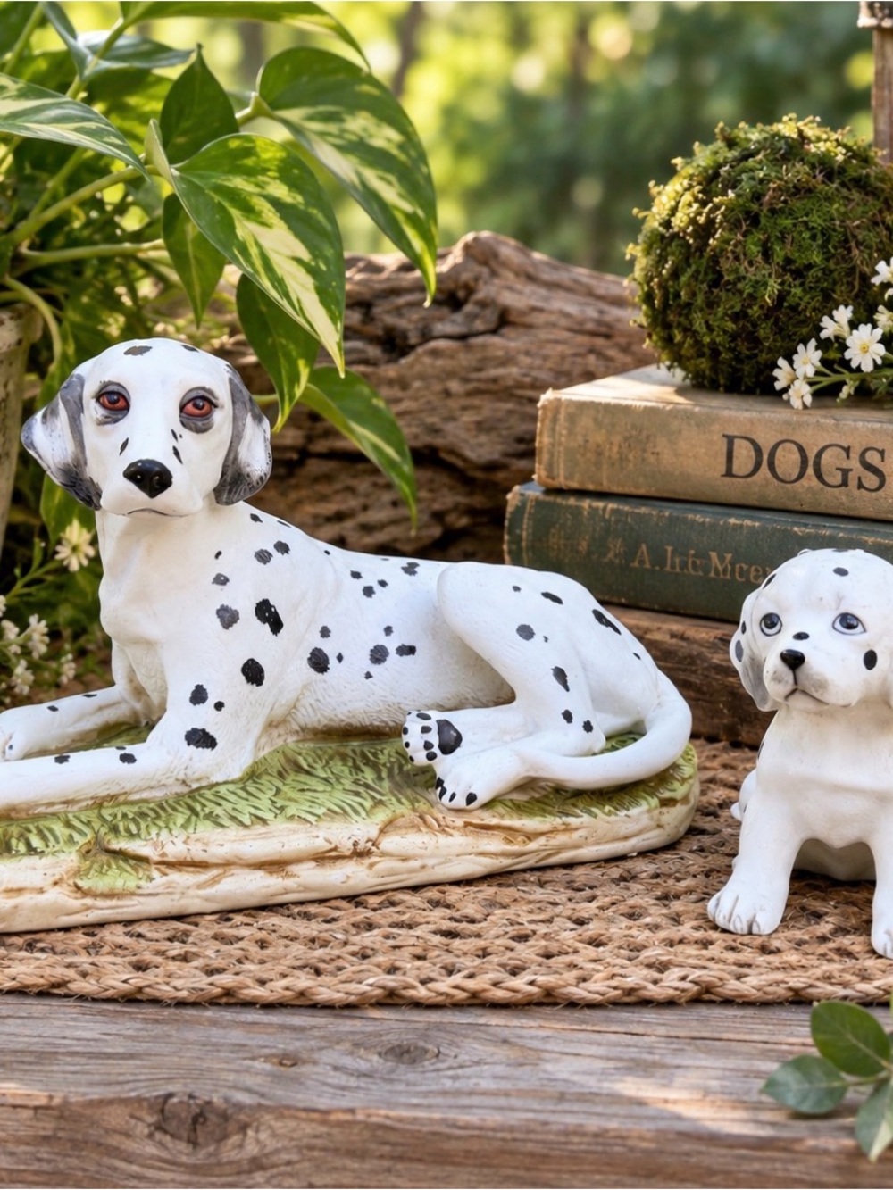 Dalmatian Dog Figurine Set | HOMCO